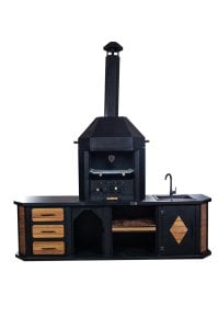 Avangarde Bacalı [ 280 cm - Granit Evyeli ] Barbekü