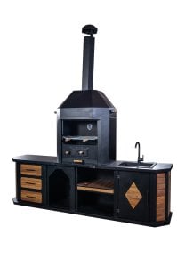 Avangarde Bacalı [ 280 cm - Granit Evyeli ] Barbekü