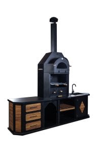 Avangarde Fırınlı [ 280 cm - Granit Evyeli ] Barbekü