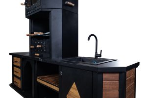 Avangarde Fırınlı [ 280 cm - Granit Evyeli ] Barbekü