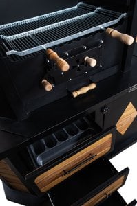 Avangarde Fırınlı [ 220 cm - Granit Evyeli ] Barbekü