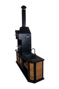 Avangarde Fırınlı [ 220 cm - Granit Evyeli ] Barbekü