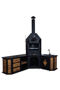 Avangarde Köşe Fırınlı Barbekü [ Granit Evyeli ]