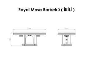 Royal Masa Barbekü ( 8 Kişilik )